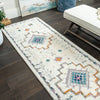 Lola Crown Shag Area Rug - 2'7" x 8'|Carpette à poil long Lola à motif de couronne - 2 pi 7 po x 8 pi