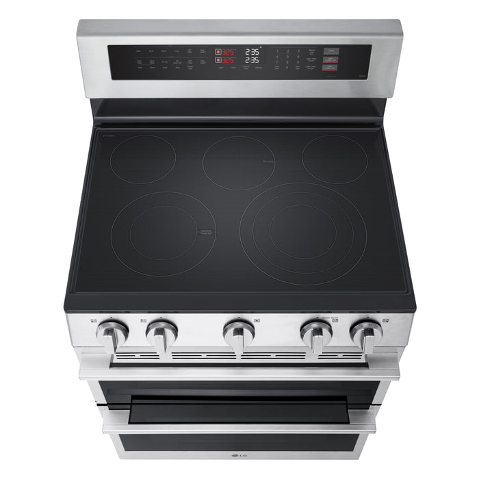 LG 30\" 7.3 Cu. Ft. Smart Electric Double Oven Range -Stainless Steel - LDEL7324YE