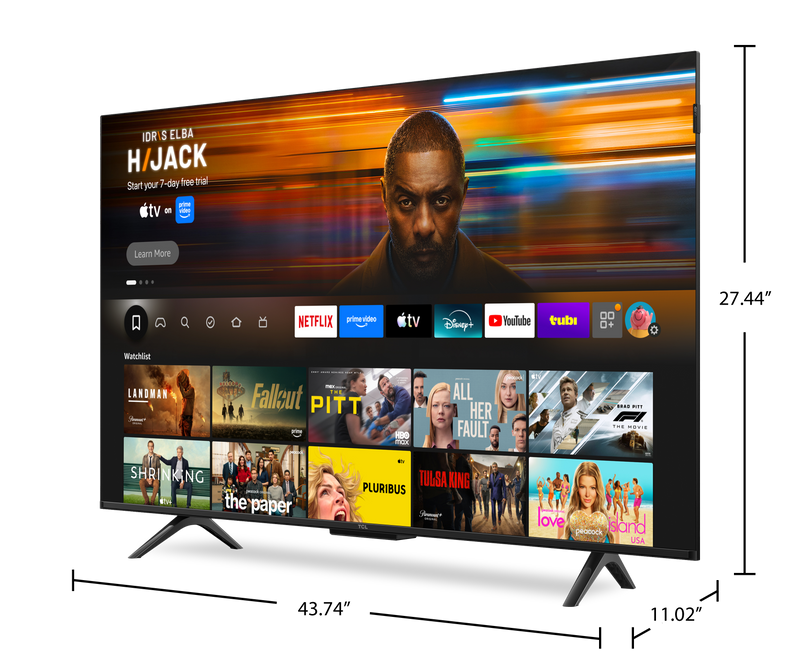TCL 50\" Q6L Series QLED 4K UHD HDR Smart Fire TV (50Q6L) - 2026 Model