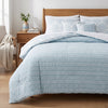 Isabelle 5-Piece Reversible Clipped Jacquard Comforter Set, Double/Queen  | Ensemble Douillette Reversible 5 Morceaux Isabelle, Double/Queen