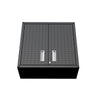 Fortress 30" Floating Textured Metal Garage Cabinet with Adjustable Shelves - Charcoal Grey|Armoire flottante Fortress de Manhattan Comfort de 30 po en métal texturé avec tablettes réglables pour le garage - gris anthracite