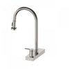 4 Function Pivoting Waterfall Pull-Down Kitchen Faucet with Power Wash. Brushed Nickel-FCWRMBND1 Laundry Combo | Robinet de cuisine cascade pivotant a 4 fonctions avec mode de nettoyage puissant. Nickel brosse-FCWRMBND1
