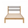 Kumiki Interlocking Bamboo Platform Bed with Headboard - Twin Size | Kumiki lit plateforme à emboîtement en bambou avec tête de lit - Simple