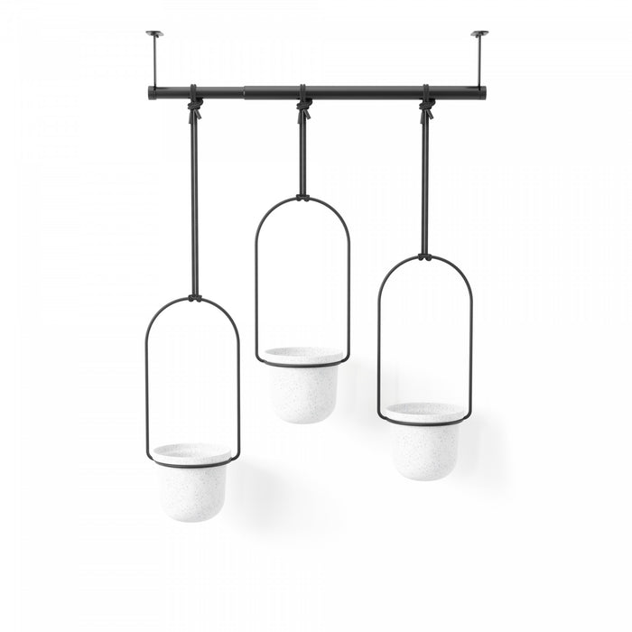 Umbra Triflora Hanging Planter - White