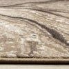 Forte Brown Cream Soothing Waves Area Rug - 5'3" x 7'5"|Carpette Forte brune et crème à motif de vagues apaisantes - 5 pi 3 po x 7 pi 5 po