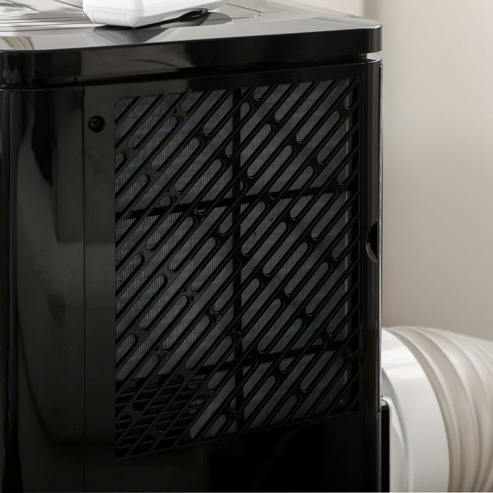 HOMCOM 8000 BTU Portable Air Conditioner for Room up to 344 Sq Ft, Black