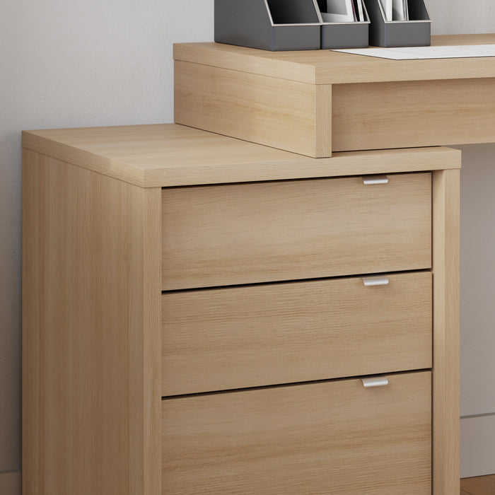 Multi-Purpose Storage Office Storage And Filling Cabinet, Natural Blonde Oak Coat Rack