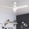 Aeronaut Ceiling Fan with Light Fixture - White | Ventilateur de plafond Aeronaut avec luminaire - Blanc