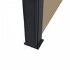 Outsunny 13' X 5' Retractable Side Awning, Garden Privacy Screen, Khaki