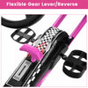 Costway Go Kart 4 Wheel Pedal Powered Kids Ride On Toy With Adjustable Seat Pink