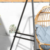 Outsunny Hammock Chair Stand Metal Frame Hammock Stand, Black|Outsunny Hammock Chair Stand Metal Frame Hammock Stand, Black