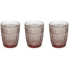 Arimi Claire Tumbler Set 6-Piece Pink|Ensemble De 6 Verres A Vin Arimi Claire, Rose