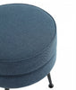 Bailey Mid-Century Modern Upholstered Accent Ottoman in Blue | Bailey Pouf d’Appoint Rembourre Style Mid-Century Moderne en Bleu