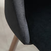 HOMCOM Dining Chairs Set of 4, Velvet Accent Chair, Black