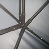 Outsunny 13' X 10' Patio Gazebo, Double roof Outdoor Gazebo Canopy Shelter With Netting & Curtains, |Outsunny 13' X 10' Tonnelle De Terrasse Exterieure Avec Double Toit En Polyester, Parois Laterales E
