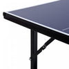 Soozier 6x3ft Compact Midsize Table Tennis Table Multi-use Family Ping-pong Table Free Standing Fold|Soozier 1,8 X 0,9 M Table De Ping-pong Compacte De Taille Moyenne Table De Ping-pong Familiale Multi