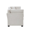 Flare Modern 83.5 Inch Flared Arms Sofa with High-Density Cushions, Beige | Flare Canape Moderne 83.5 po a Accoudoirs Evases et Coussin Haute Densite, Beige