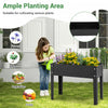 Costway 24" Raised Garden Bed With Legs Metal Elevated Planter Box Drainage Hole Backyard