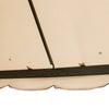 Outsunny 10' X 10' Outdoor Patio Gazebo Shelter Tent W/ Sidewalls, Khaki|Belvedere De Patio Exterieur De 10 Pi X 10 Pi Outsunny Double Toit Souple Abri De Jardin Tente Avec