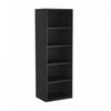 Rivington Modern 28" Open Bookcase in Black - Set of 3 | Bibliotheque ouverte moderne Rivington 28" en noir - Ensemble de 3