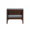 Summerlyn Fabric Indoor/Outdoor Patio Chair - Walnut|Fauteuil de terrasse Summerlyn en tissu pour l’intérieur et l’extérieur - noyer