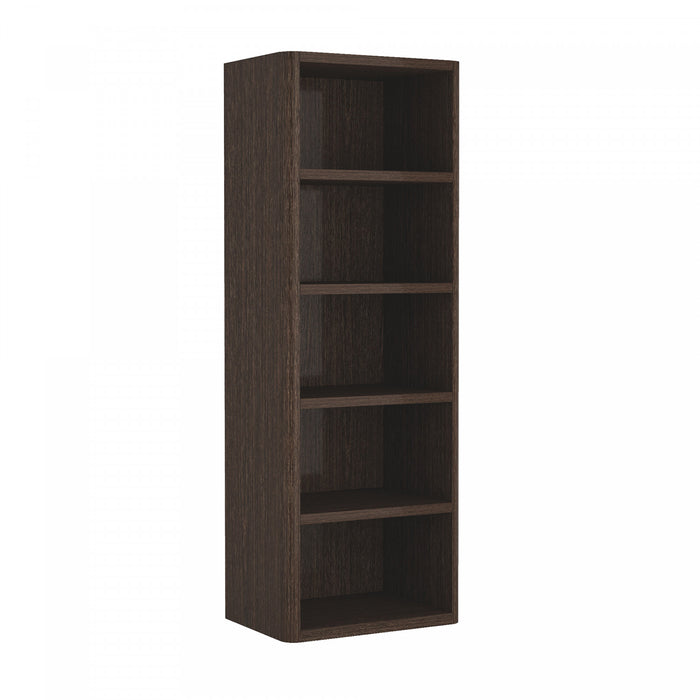 Rivington Modern 28\" Open Bookcase in Dark Walnut