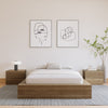 James Platform Bed King Bed | Lit Plateforme James