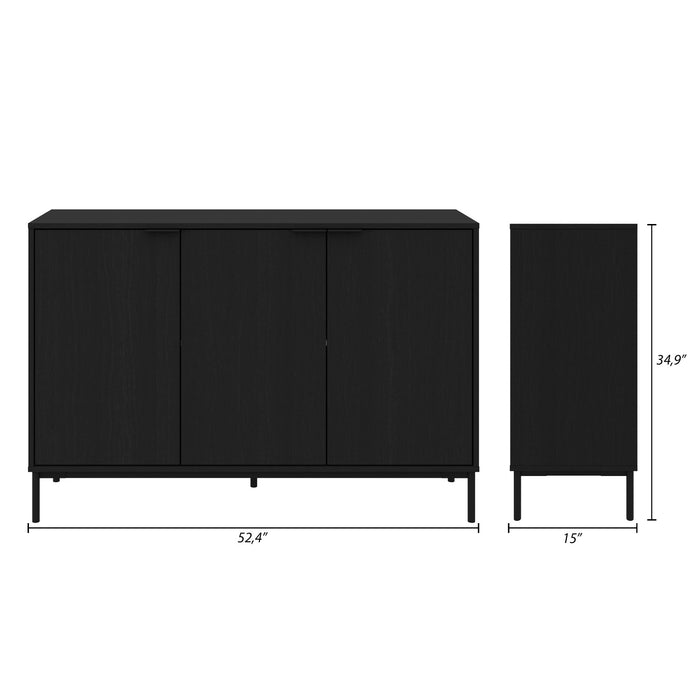 Connor 3-Door Buffet Accent Cabinet