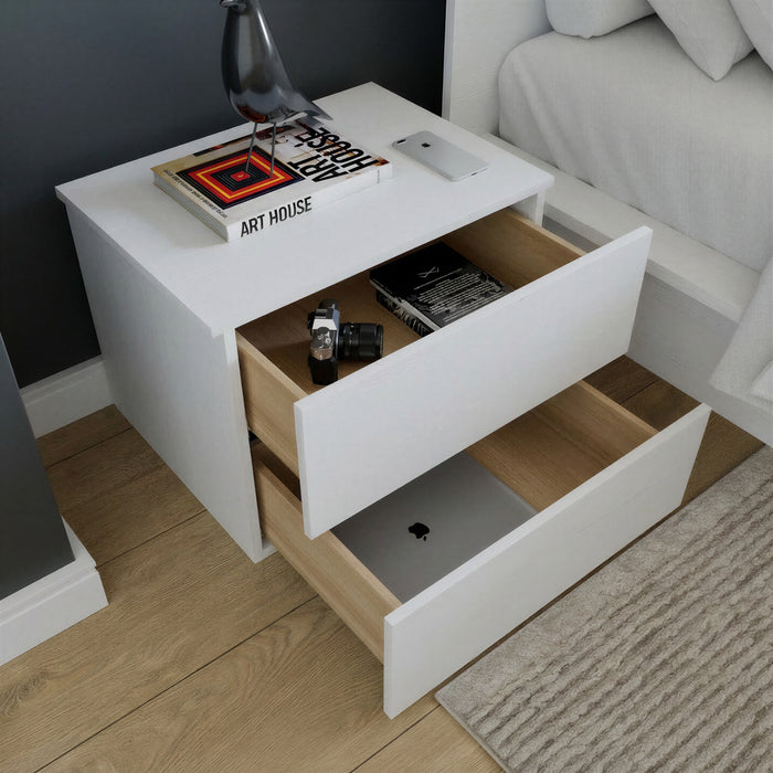 James Nightstand With 2-Drawers