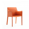 Paris Modern 8-Piece Dining Chair Set in Coral | Ensemble de 8 chaises de salle a manger Paris Moderne en corail