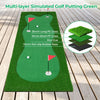 Costway 10 X 3.3 Ft Golf Putting Green Professional Golf Training Mat With 2 Golf Balls