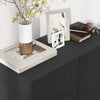 HOMCOM Modern Shoe Storage Cabinet Shoe Cabinet with Soft-Close Doors Black