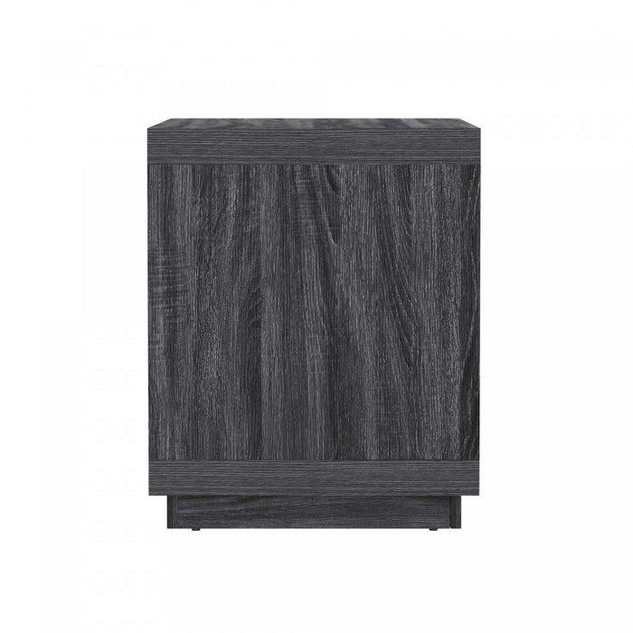 Navis Contemporary 32\" Nightstand in Charcoal Gray (1-Drawer)