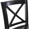 Torino X-Back Counter-Height Stool - Black|Tabouret Torino de hauteur comptoir avec dossier en X - noir