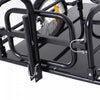 Aosom Folding Bicycle Cargo Trailer Utility Bike Cart Garden Luggage Travel Carrier Patio Tool With |Aosom Remorque Pliante Pour Bicyclette Chariot Utilitaire Pour Bicyclette Chariot De Voyage Pour Bag