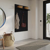 Porto Entryway Wall-Mounted Coat Rack with Shelf | Porte-manteau mural d’entree Porto avec tablette