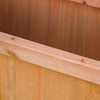Outsunny 28" X 11" X 46" Raised Garden Bed Wood Planter With Trellis For Vine Climbing, To Grow Vege|Outsunny - Jardiniere Surelevee En Bois De 28" X 11" X 46" Avec Treillis Pour La Vigne Grimpante, Po