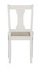 Willow White Fabric Accent Dining Chair - Set of 2|Chaise d’appoint de salle à manger Willow en tissu blanc - ensemble de 2