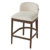 Calista Rubber Wood Counter Stool Set of 2,Walnut | Calista – Lot de 2 tabourets de comptoir en bois d’hevea, finition noyer