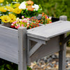 Outsunny Raised Garden Bed With 8 Grids And Storage Shelf, Elevated Planter Box With Legs, For Veget|Outsunny Jardiniere Surelevee De 49'' X 21'' X 34'' Jardiniere Surelevee En Bois Pour L'exterieur Ja