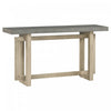 Ethan 59.1'' Triple Rectangle Design Painted Entryway Table with Pine Wood Legs,Grey Sofa Table  | Table d'entree peinte Ethan 59,1'' avec design rectangulaire triple et pieds en bois de pin, grise