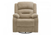 MONARCH SPECIALTIES 34" WIDE, LARGE UPHOLSTERED POWER RECLINING CHAIR, USB PORTS INCLUDED, BEIGE FABRIC, TRANSITIONAL RECLINER | MONARCH SPECIALTIES 34" DE LARGEUR, GRAND FAUTEUIL REMBOURRE INCLINABLE, PORT USB INCLUS, TISSU BEIGE, TRANSITIONNEL