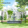 Outsunny 11.5' Decor Garden Fence for Border Edging, 4 Pack, Wavey Vines