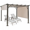 10' X 10' Pergola Kit Metal Frame Gazebo &canopy Cover Patio Furniture Shelter