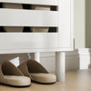 HOMCOM Shoe Storage Cabinet with Adjustable Shelves White