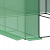 Outsunny 8' X 6' X 7' Portable Walk-in Greenhouse Hot House With 18 Shelves, Water/uv Resistant Weat|Outsunny 8' X 6' X 7' Serre Portative A Eau/uv Avec 18 Etageres, Couverture Et Porte Roulante.