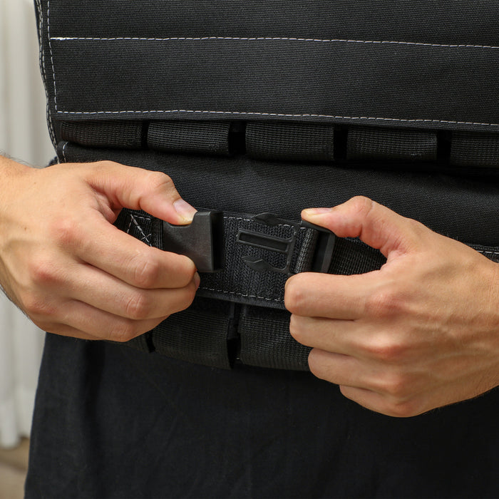 Soozier 44lbs Adjustable Weighted Vest With 20 Metal Weights