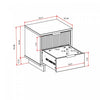 Granville Modern 3-Piece Dresser Set in White | Ensemble de commode 3 pieces Granville Modern en blanc