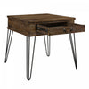 Hughey End Table With 1 Drawer, Rustic Oak | Table de Bout Hughey Avec 1 Tiroir, Chêne Rustique