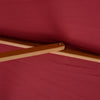 Outsunny 10' X 8.2' Round Patio Umbrella Wine Red